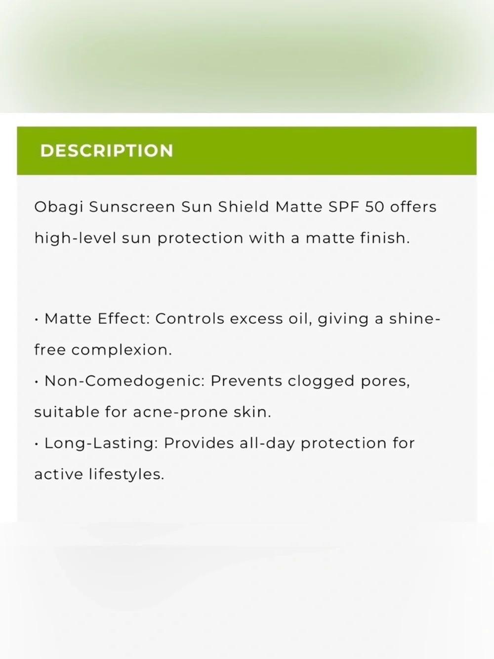 Obagi Medical Sun Shield Broad Spectrum SPF 50,Sunscreen Lotion 3oz,SEALED 04/28
